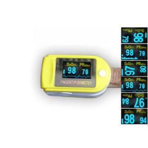 SpO2 Device for Blood Oxygen Saturation Level Reading, Fingertip Oxygen Meter w/ Alarm & Pulse Rate Monitor