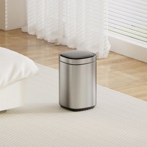 Touchless Intelligent Smart Sensor Bin Trash Can Stainless Steel Sustainable