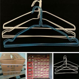 Assorted Color Wire Coat Hangers , Laundry Factories Cloth Drying Hanger