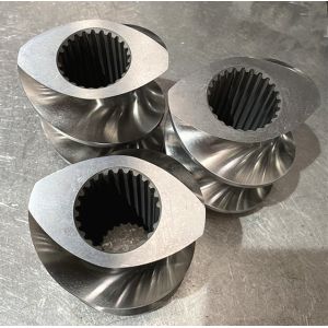 German First Class SUS440C Double Screw Extruder Components Screw Elements