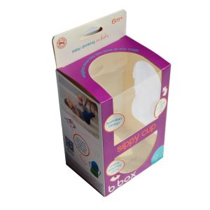 Milk Bottle Paper Box With Clear Window