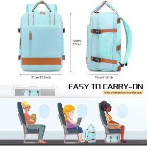 15.6 Inch Carry On Duffel Travel Bag Airline Flight Approved With USB Charging