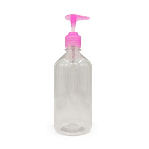 Refillable Recyclable PET Plastic Bottle With Lotion Pump Dispenser