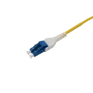 SM/OM3/OM4 Fiber Optic Cable LC Duplex Connector For Armored Patch Cord
