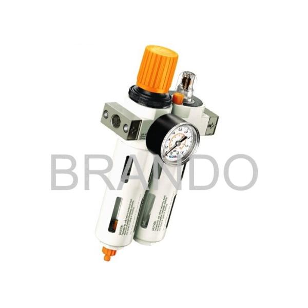Quality OU Series Adjustable Regulator Filter Lubricator With Aluminium Alloy Protective Hood for sale