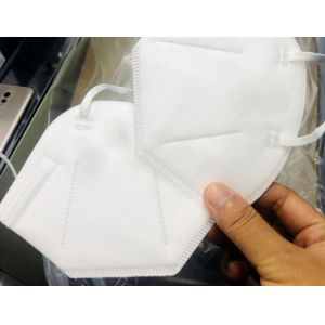 One Size FFP2 N95 Protective Mask Antibacterial Non - Irritating To Skin