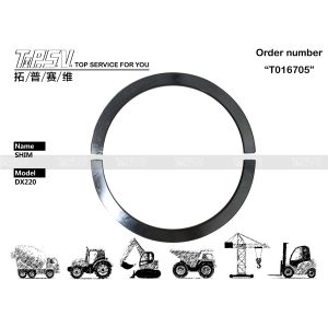 China K9007395 DX220 Excavator Travel Shim Spare Parts Electronics Parts for Machinery Repair Shops Functionality and Heat Treatment on sale