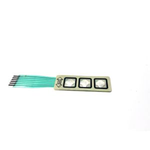 LED Backlight Screen Printing Tactile Dome Switch With Transparent Window