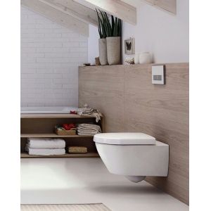 Concealed Cistern with White Flush Button Concealed Water Tank