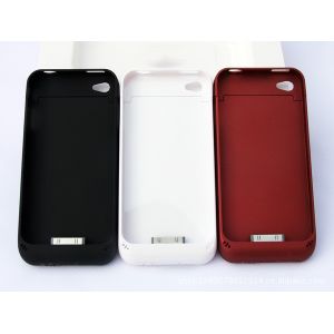 1900mah external rechargeable iphone 4 backup battery case charger / portable