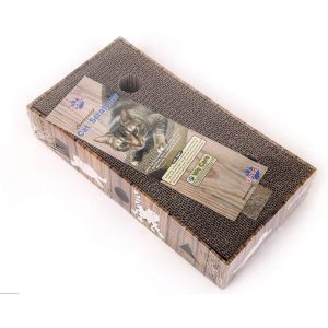 Solid Flat Cat Scratch Lounge , Chaise Lounge Cat Scratcher Superior Cardboard