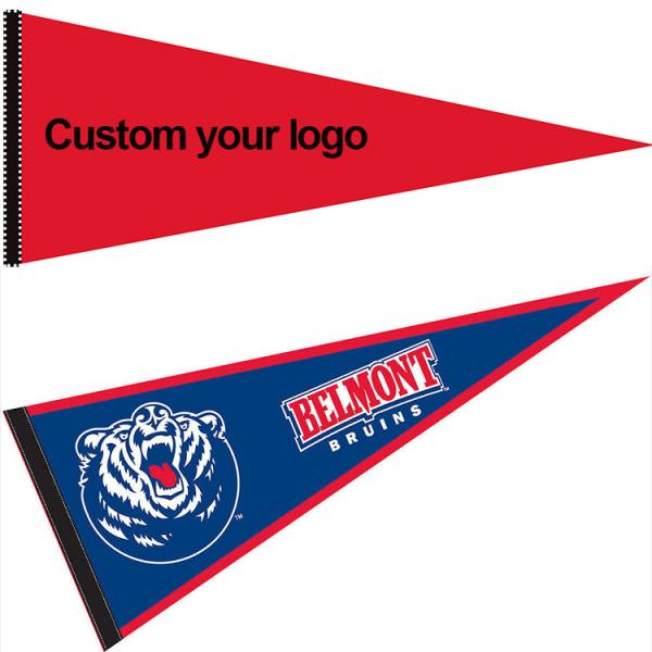 Quality 150D Polyester Custom Pennant Banner CMYK Digital Printing for sale