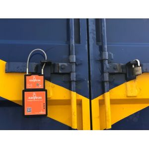 IP67 orange Dustproof GPS Smart Lock With Remote Control