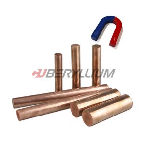 Cube Uns C17510 Beryllium Copper Alloy Bar ASTM B441 With Nickel Alloying 1.40-2