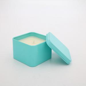 Wholesale Personalised 5 Oz 14 Oz Square Metal Candle Science Tins For Travel from china suppliers