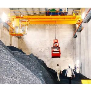 QZ Model Double Girder Overhead Crane With Grab