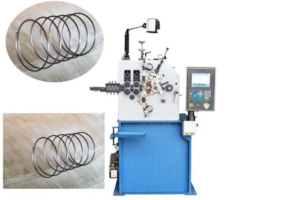 0.4 - 2.0mm Material Spring Wire Machine With CNC Computer System And Cutting