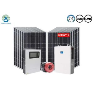China Home 8KW Off Grid Solar Panel Kits With 10KWH Lithium Battery on sale