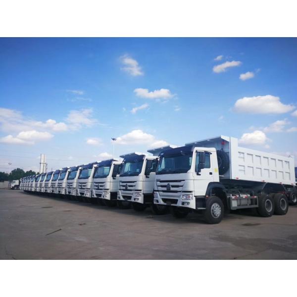 HOWO 6X4 Dump Truck with 371/375HP Engine and Gearbox Front Lifting Style Dumping Type