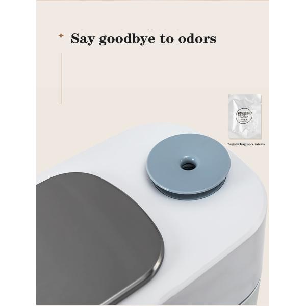 Large Capacity Household Bathroom Narrow Slit Spray Anti-bacterial Induction Induction Smart Plastic Garbage Can