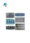 Custom 7 Segment LCD segment Display Optional Digit Tn Stn FSTN Va Display