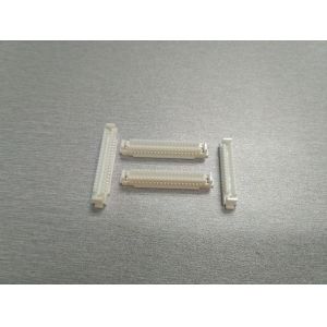 1.25mm pitch dual row wire connector with locking structure PA66 plastic