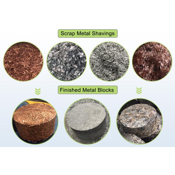 Hydraulic Scrap Metal Shaving Briquetting Press Recycling Machine 360 Tons