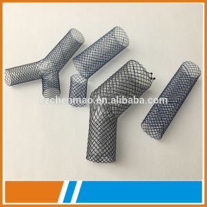 Disposable metallic covered trachea bronchus stent with Nitinol wire