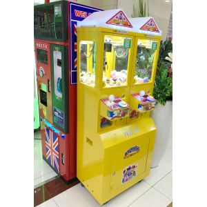 Indoor Metal Mini Claw Machine Coin-Operated Arcade Toy 3 Years+ Amusement Game