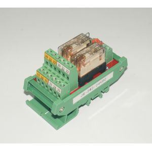 12 Channel Slim PLC Relay Module Interface OMRON Relay 220VAC PLC DC Amplified