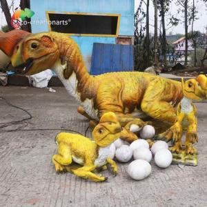 Wholesale Amusement Park Life Size Robotic Dinosaur Animatronic Oviraptor 110/220vac from china suppliers