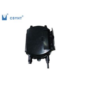 Small 12 Core Inline Fiber Optic Enclosure With 1 Splice Tray Load Splitter And