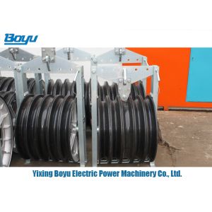 China Five Bundled Conductor Pulley 600mm Wheel Diameter For Transmission Line on sale