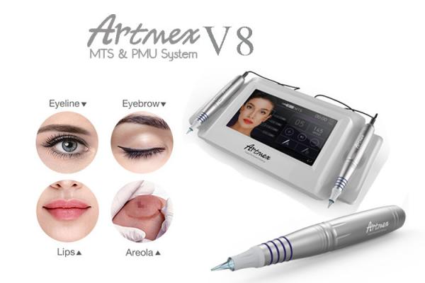 Quality PMU And MTS Function Permanent Eyeliner Tattoo Makeup Machine 2 Handpieces for sale