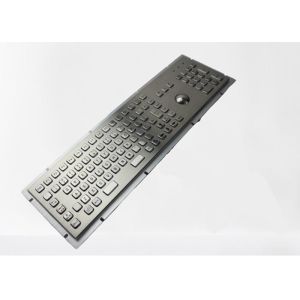 PS2 107 Keys IP65 Stainless Steel Numeric Keypad With Trackball