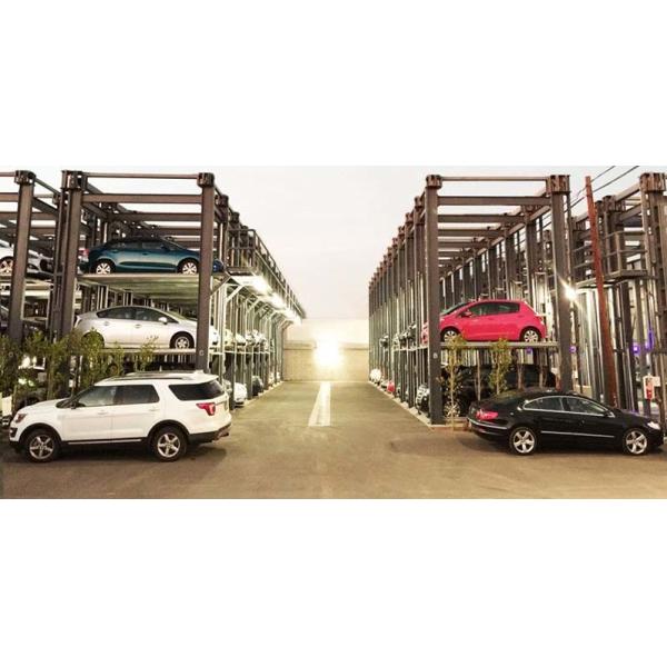 Efficient Elevated Car Parking System CE ISO9001 Certification Loading Capacity