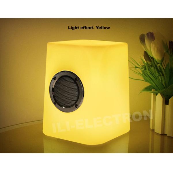 3D Stereo Plastic LED Light Speakers Wireless Remote Control