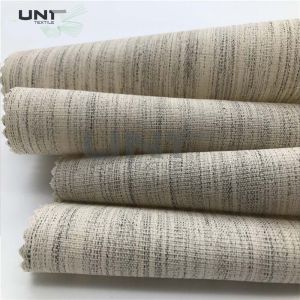 Polyester Uniform Interlining Fabric Lining Stiff And Smooth