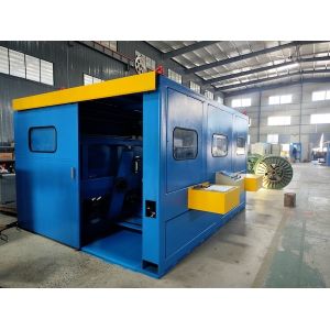 NPS Semi Automatic Pay Off Machine High Speed Wire Take Up Machine