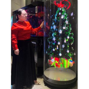65cm 768LED Halloween Hologram Display Fan Projector 4K 3D Hologram Projector
