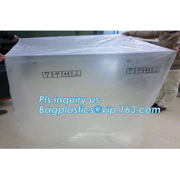 LDPE bag Large square bottom bag on roll pallet cover bag rubbish bag Garbage