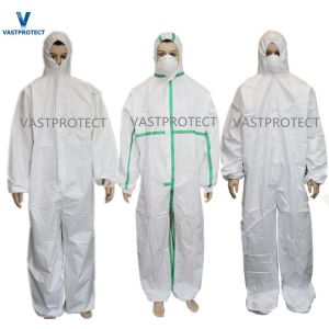 Wholesale Wholesales Disposable Nonwoven PP SMS Microporous Protective Clothing for Security from china suppliers
