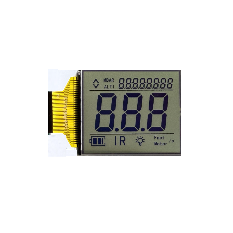 Custom FSTN Black and White LCD Display | Monochrome Segment LCD for Industrial