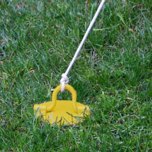 Powder Coating Spiral Ground Anchors 16" Ring Tents Canopies Tarps Trampoline