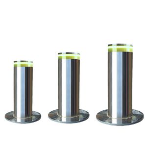 High Security Hydraulic Retractable Bollards LED Automatic Electronic Parking