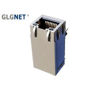 100W POE RJ45 Modular Shielded Ethernet Connector 1G Latch Up Magnetic Ethernet