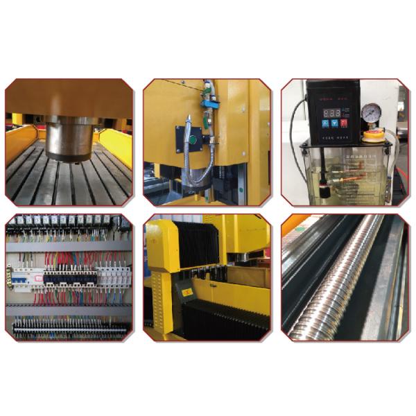 CNC Steel Drilling Machine , Flange Drilling Machine With Linear Rolling Guide