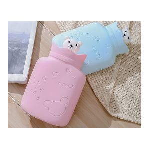 Anti Aging Small Hot Water Bag Pink Cute Color Integral Molding Process