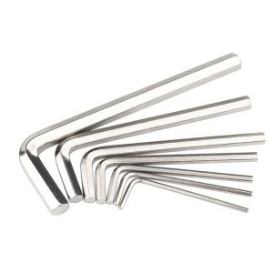 4mm 6mm 8mm Wrench 18-8 Stainless Steel L Type Flat Head Hex Allen Key Bolts