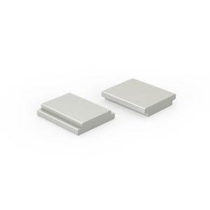 6063 T5 LED Strip Aluminium Profile Sandblasting Square Shape